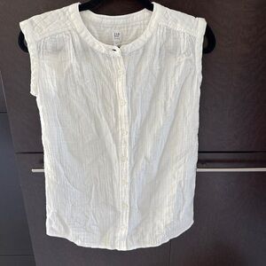 Gap kids - white gauze dress. NWOT. Size L